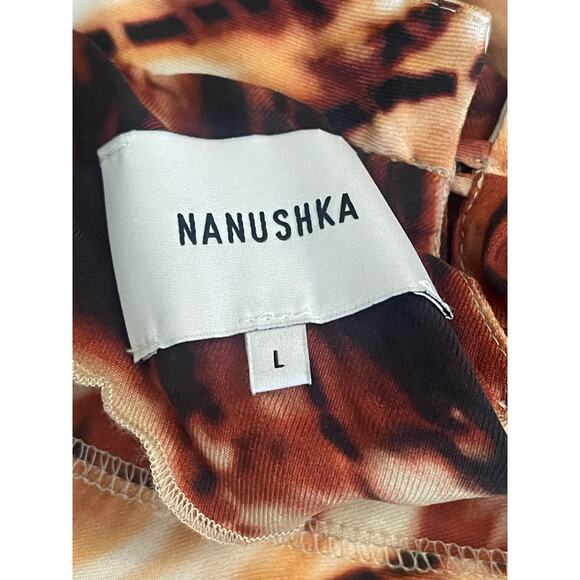 Nanushka Kaden Abstract-Print Top - Picture 9 of 11